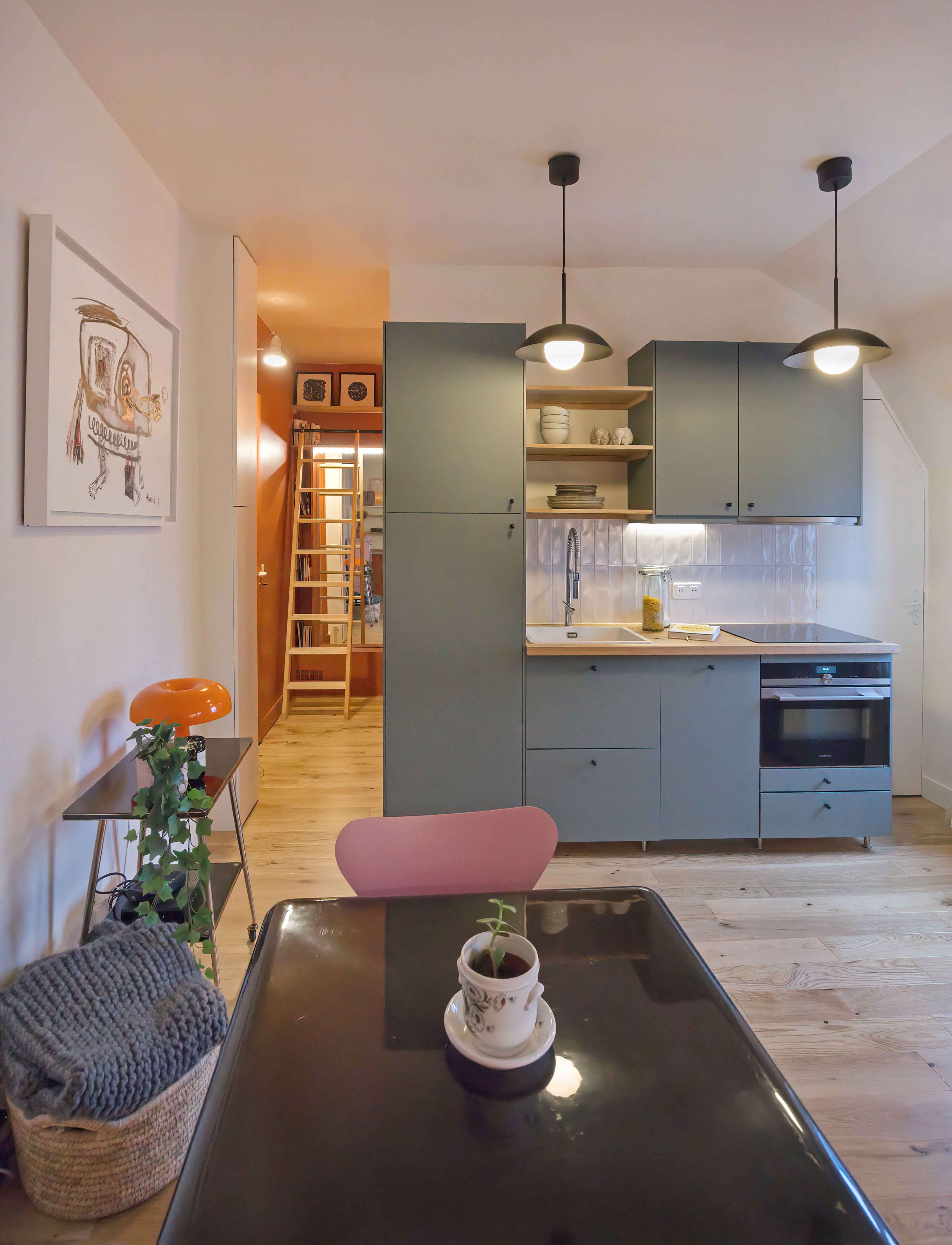 Rénovation studio pop 27m2 Paris